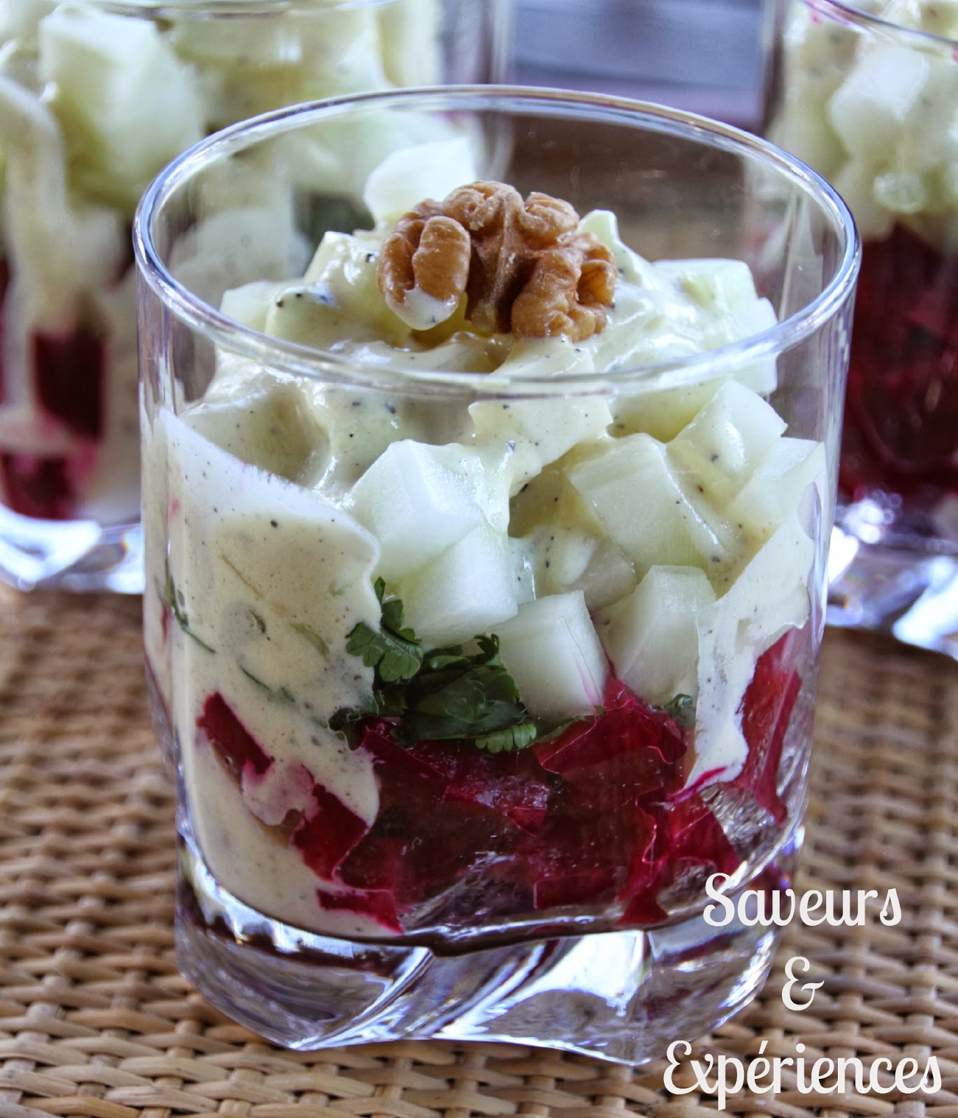 Saveurs et Expériences Verrine & Betterave