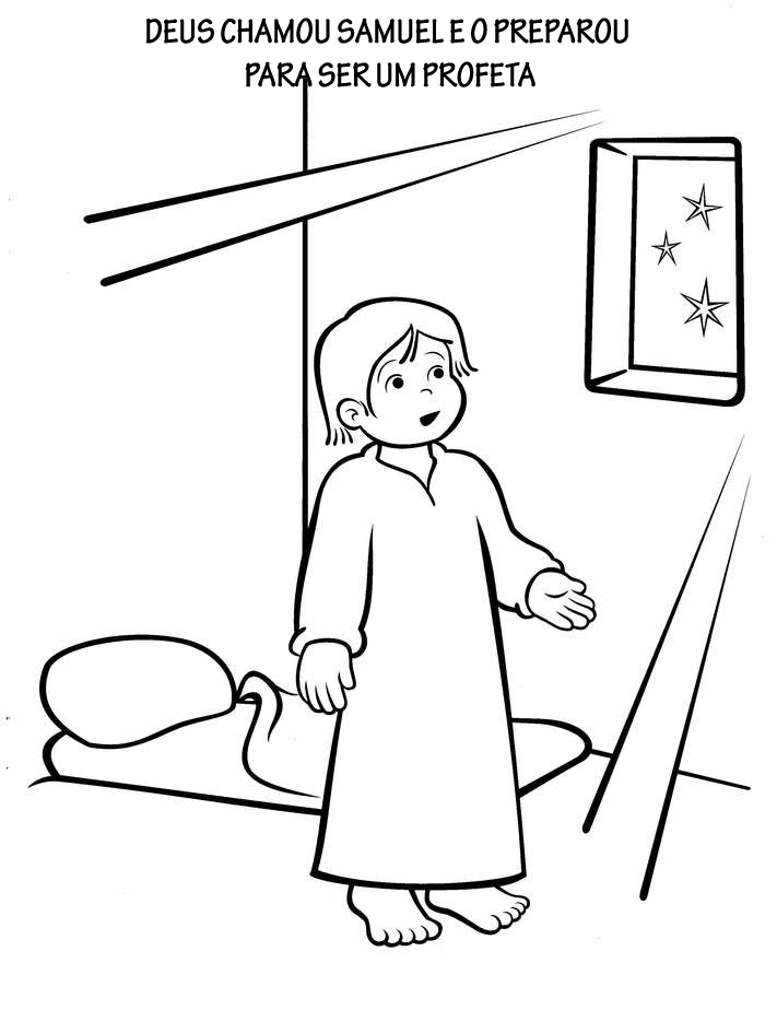 EU AMO EBD desenhos para imprimir SAMUEL