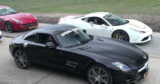 Ferrari 458 Speciale courses de dragstrip Ferrari 458 Speciale courses de dragstrip