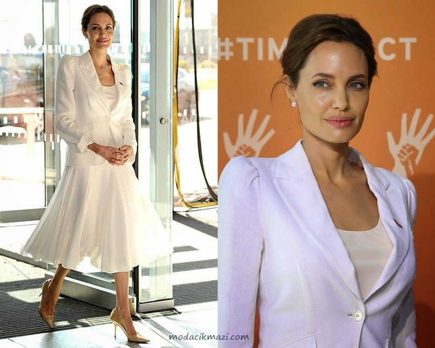 Angelina Jolie |Global Summit To End Sexual Violence In Conflict - Moda