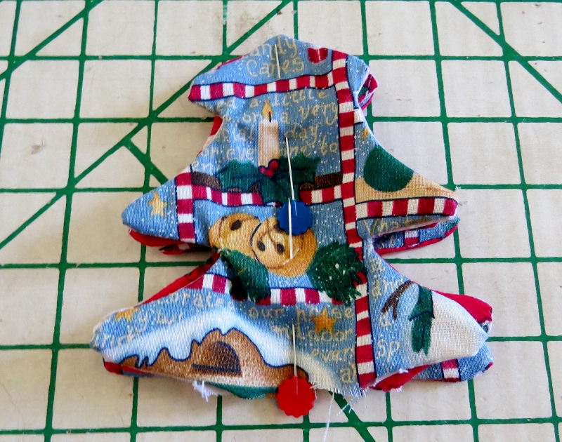 Creating my way to Success Mini Fabric Christmas Trees a tutorial