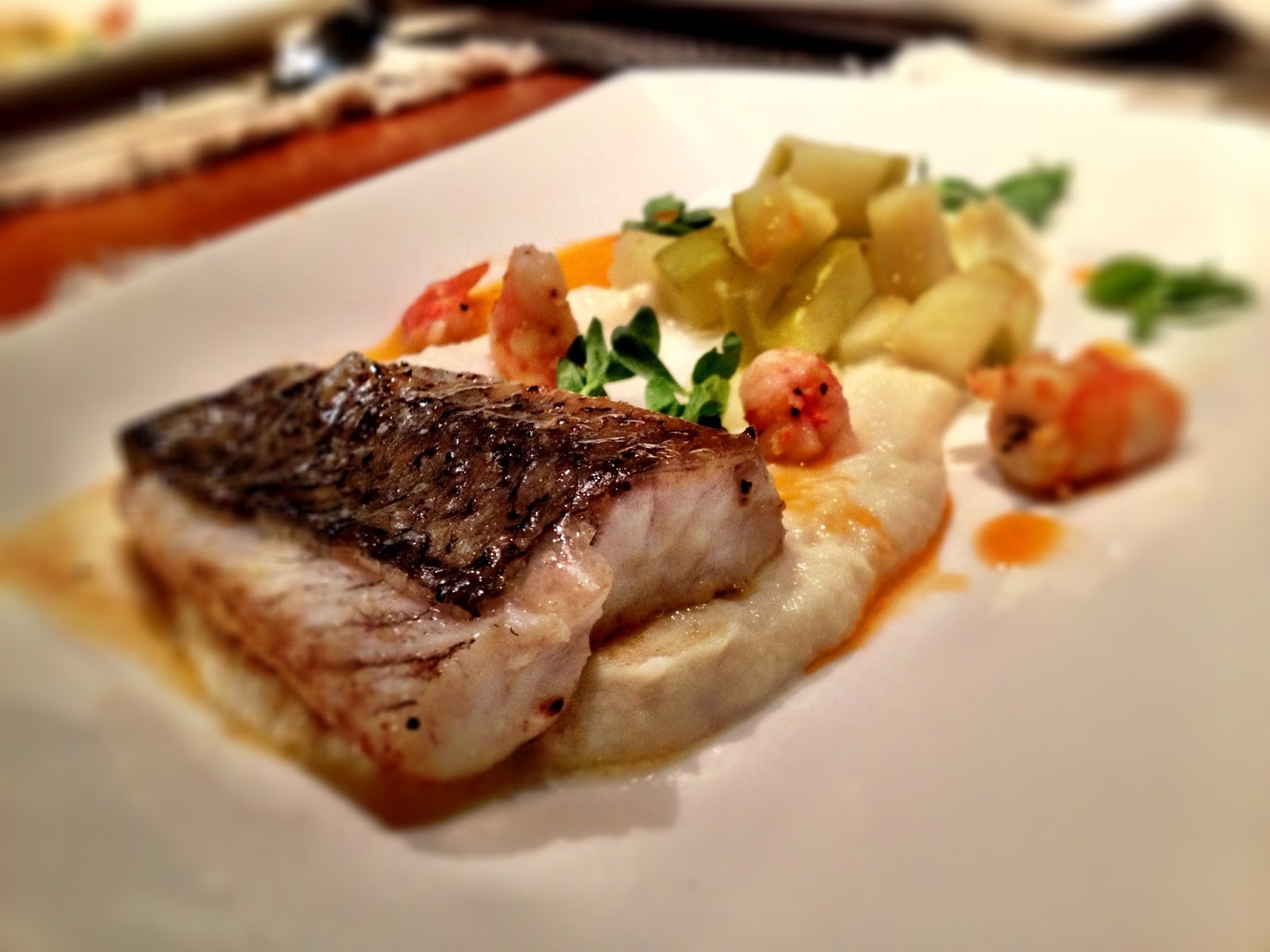 The Silver Chef The Silver Seabass Basted Seabass With Cauliflower