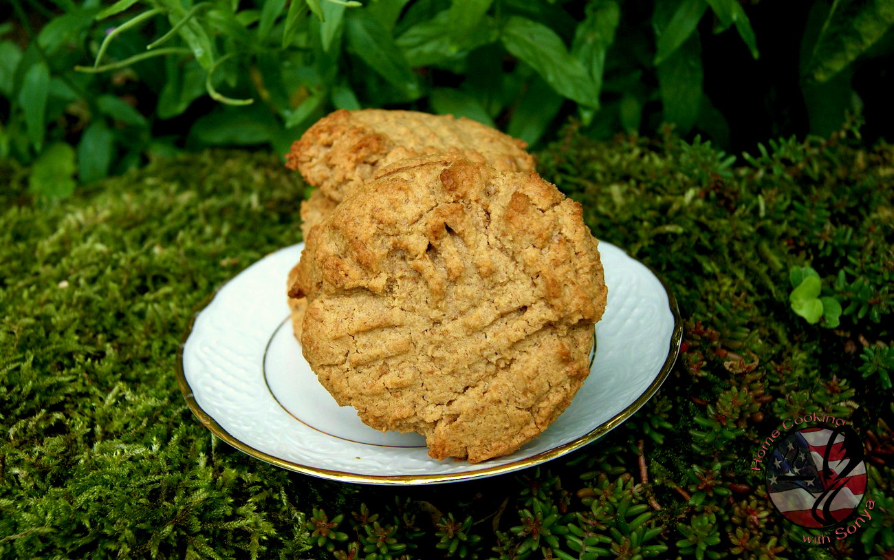 Jumbo Whole Wheat Peanut Butter Cookies Home Cooking with Sonya