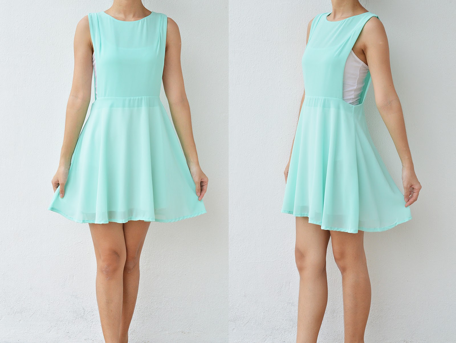 EmmyCubic PASTEL GIRL SKATER DRESS