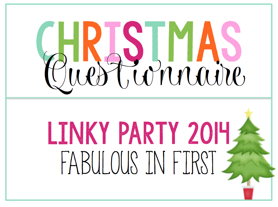 Questionnaire exchange <em>The Teaching Oasis</em>: Christmas Questionnaire