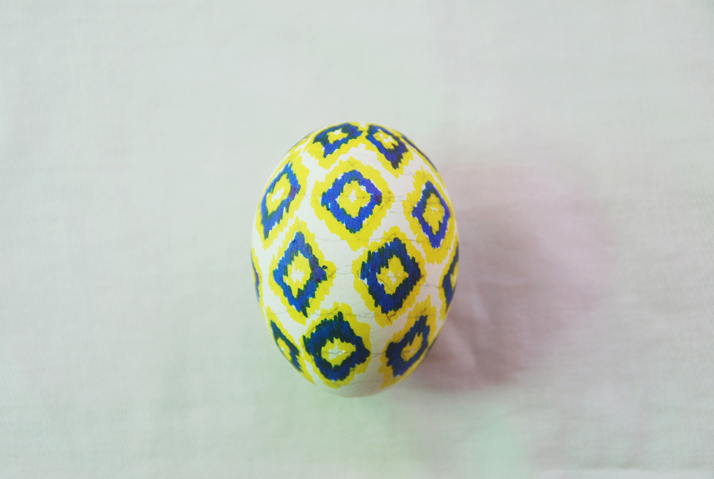 Ikat Easter Eggs