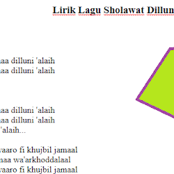 Sholawat Al Barzanji Teks Latin My Sholawat