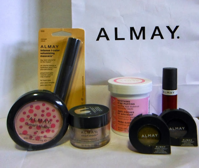 Almay Cosmetics Intense I-Colour Volumizing Mascara, Smart Shade Powder Blush and Mousse Make-up, Softies Eyeshadow, Liquid Lip Balm Review fashion Toronto
