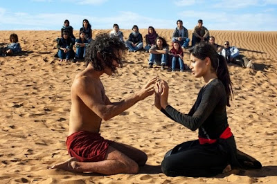 Desert Dancer movie image featuring Freida Pinto and Reece Ritchie