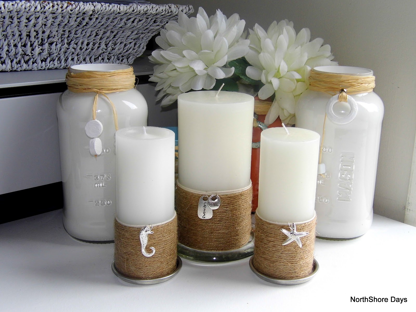 NorthShore Days..... Beachy Candles