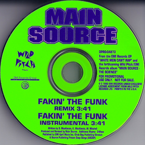 Main Source – Fakin’ The Funk Remix (CDS) (1992) (320 kbps)