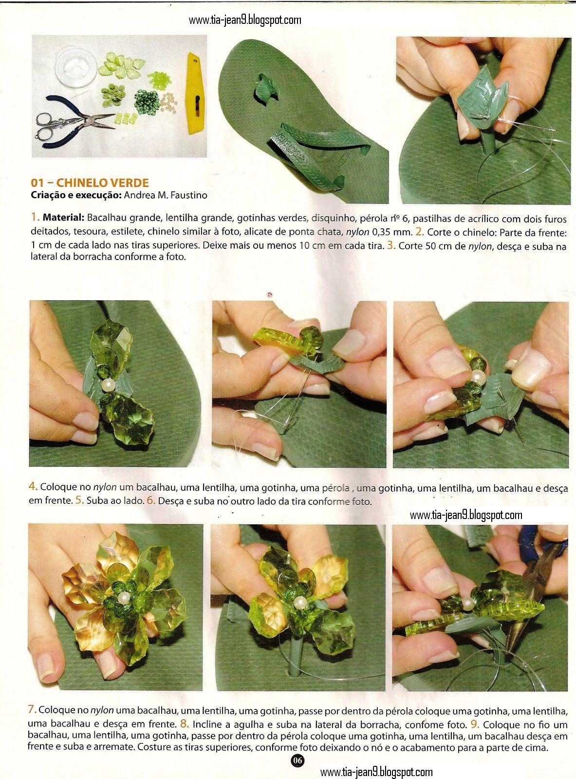 SANDALIAS DECORADAS VERDES. clic a las imagenes saludos JEANNINE