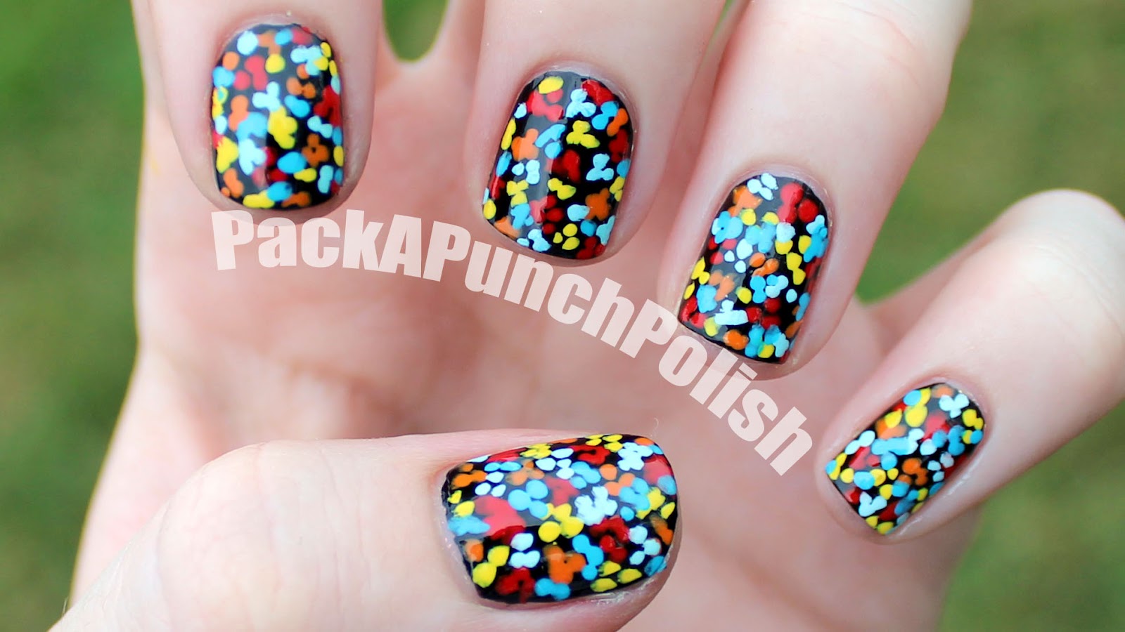 Floral Dotted Nail Art - wide 6