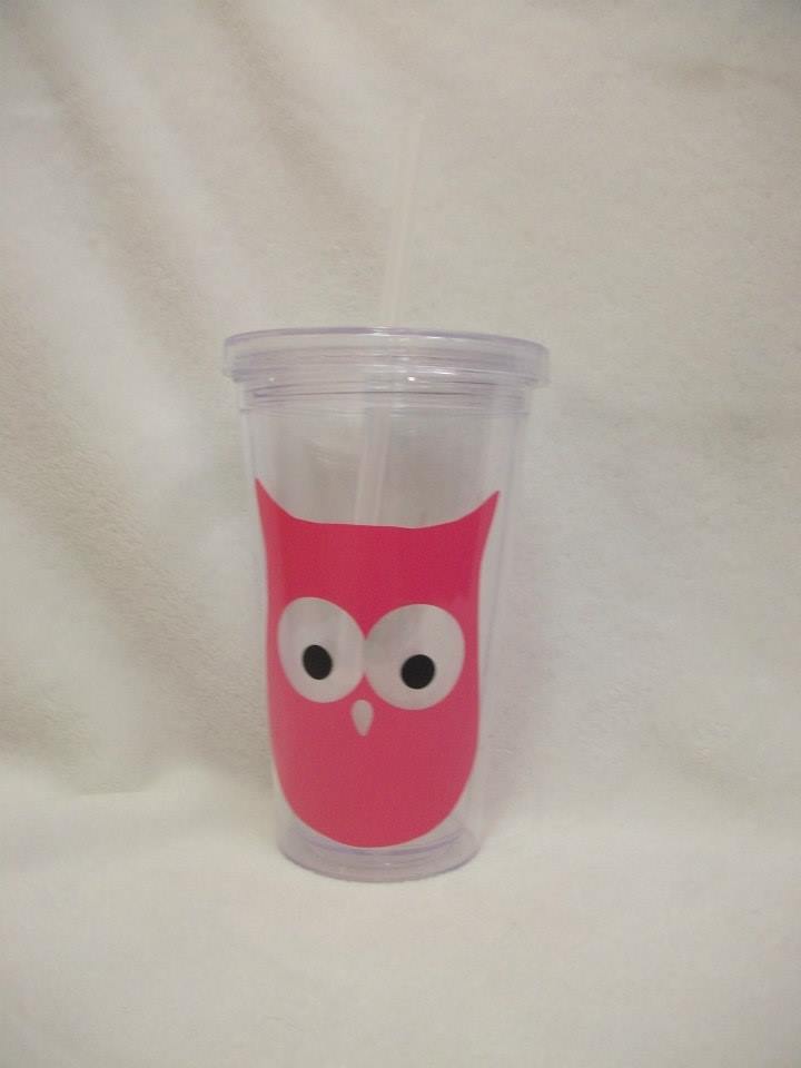 Vinyl Expressions Owl Cup