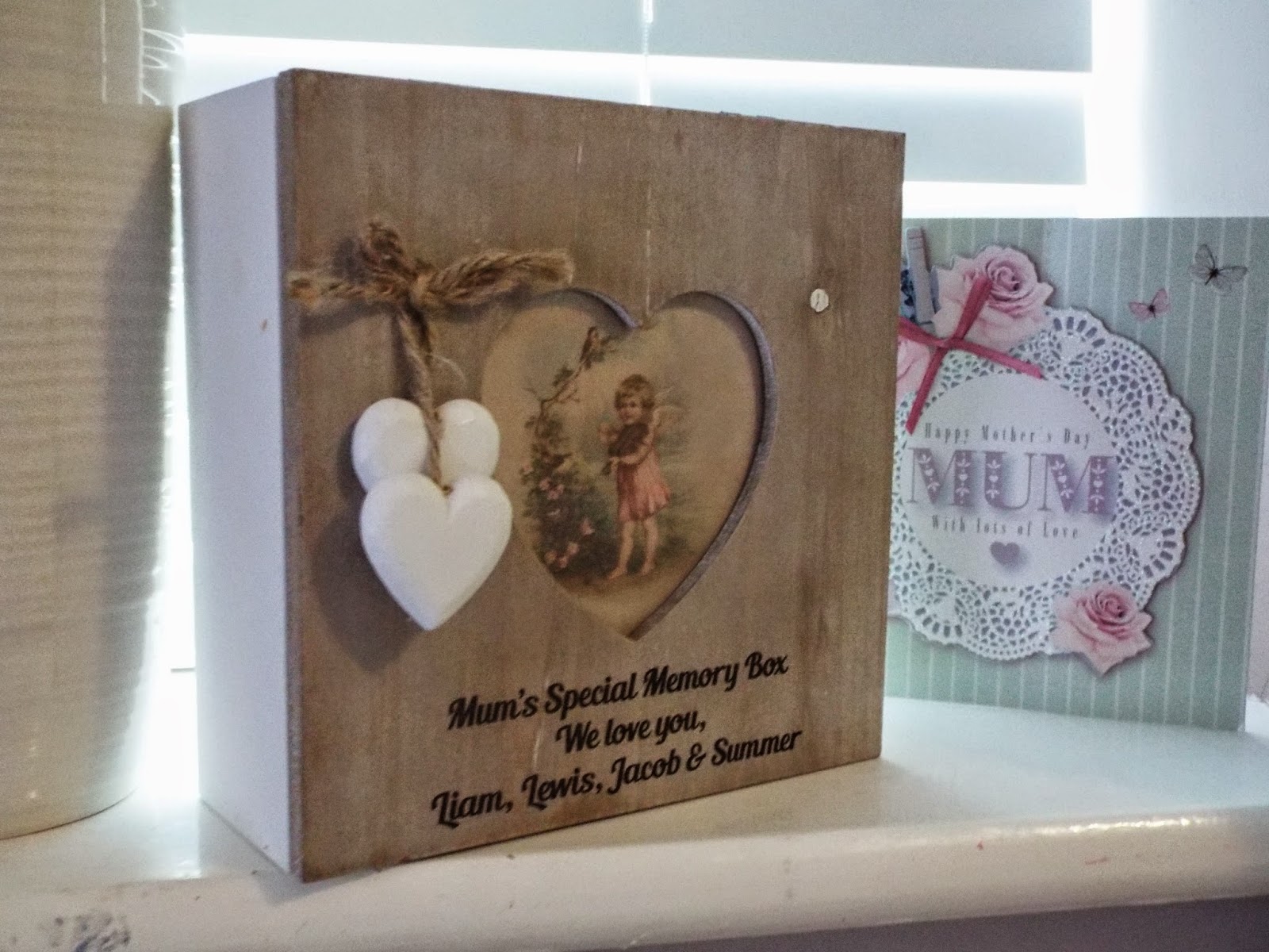 Rustic Heart Photo Frame Memory Box Paperblog