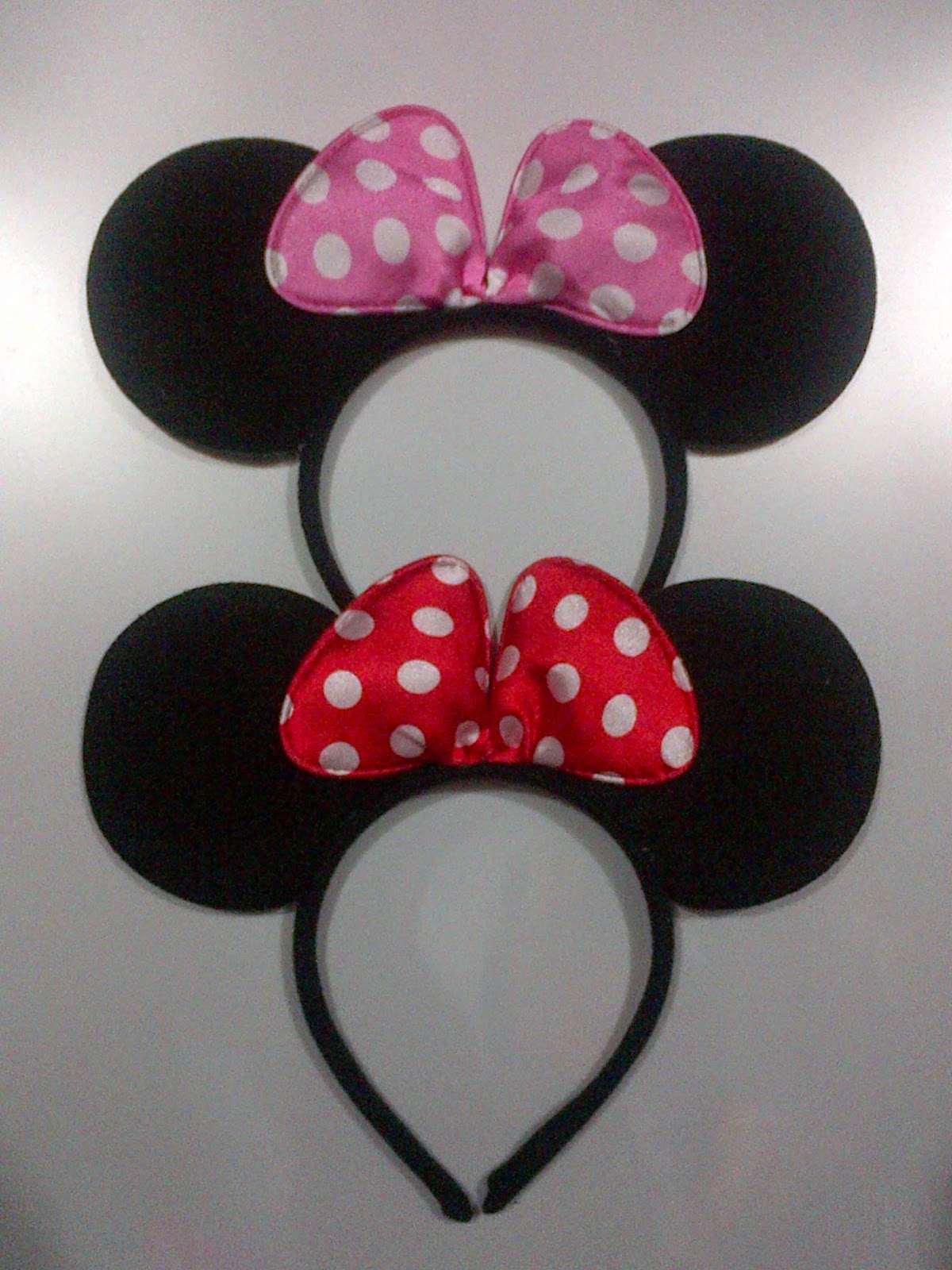 Bando Minnie Mouse Kuping Hitam Pita Polkadot Info Tren Fashion