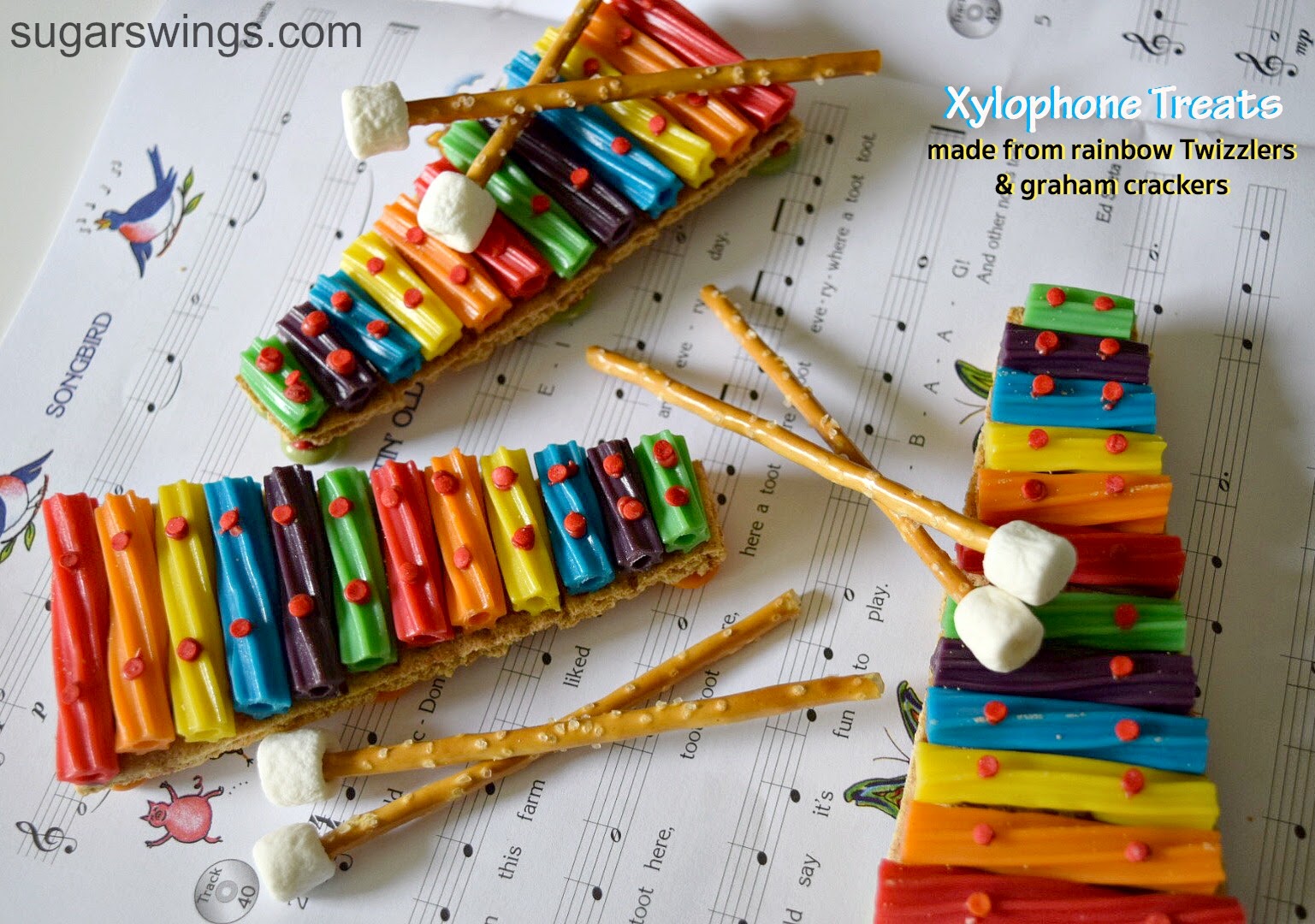 Sugar Swings! Serve Some Rainbow Twizzler Xylophone Treats
