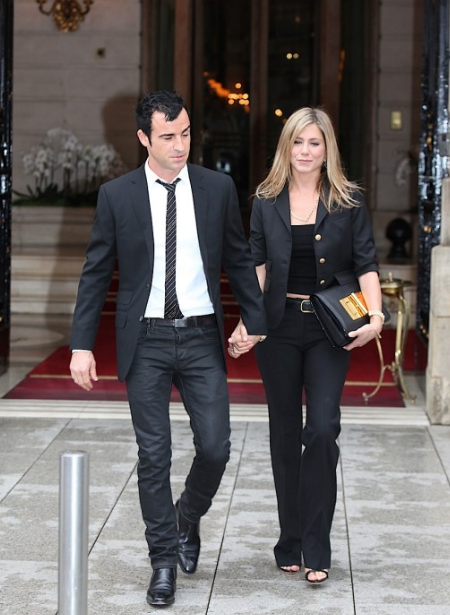 Jennifer Aniston and Justin Theroux vacation in France