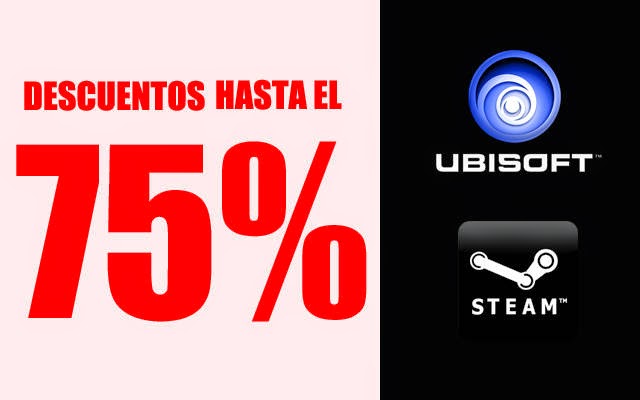 Descuentos de Ubisoft en Steam llegan al 75%