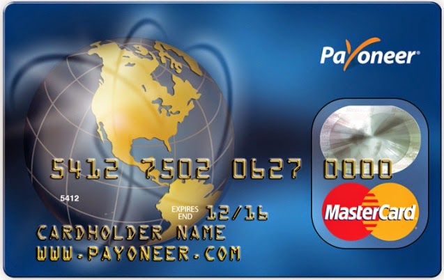 Get Payoneer Master card Free click on card