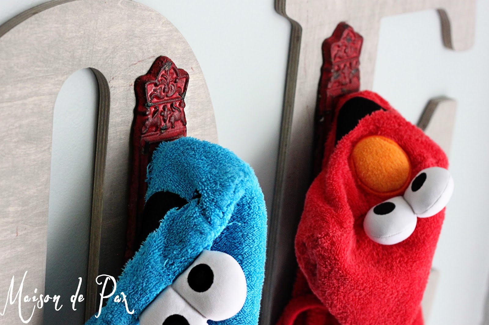 ToddlerSized Towel Hooks Maison de Pax
