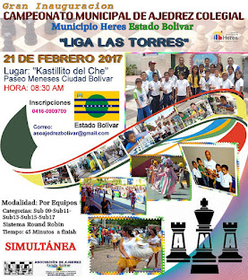 CAMPEONATO MUNICIPAL DE AJEDREZ COLEGIAL