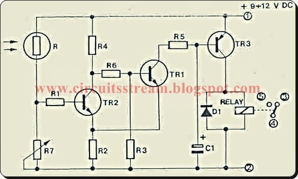 Electronic Light Switch Circuit Diagram | Electronic Circuit Diagrams