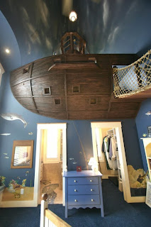 NNautical by Nature blog: Nautical Playrooms and Children's Bedrooms 