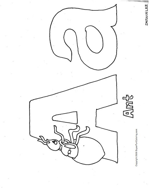 Alphabet Coloring Pages