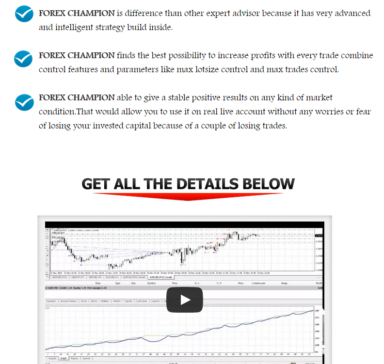 Champion forex ea