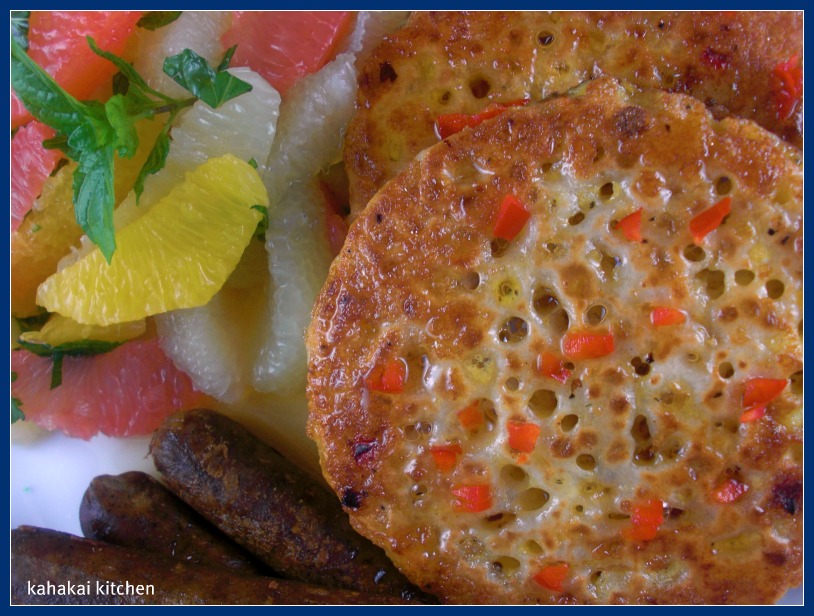 Kahakai Kitchen Breakfast Eggy Crumpets (for Dinner) from Jamie Oliver