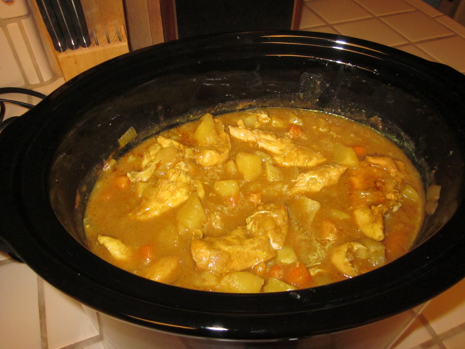 Craft Sauce Homemade Japanese Chicken Curry in the Crock Pot. No