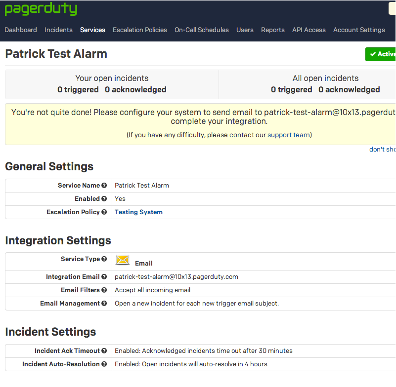 WhiteBoard Coder Setting up a phone number to activate a pagerduty
