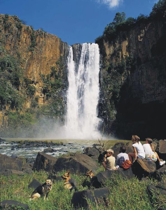 Howick Falls 364ft Height - Natal South Africa...