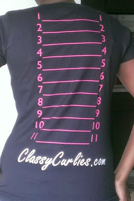 natural hair length check shirt