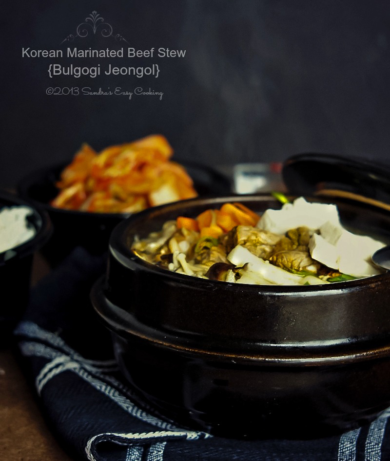 Korean Marinated Beef Stew Bulgogi Jungol Sandra's Easy Cooking