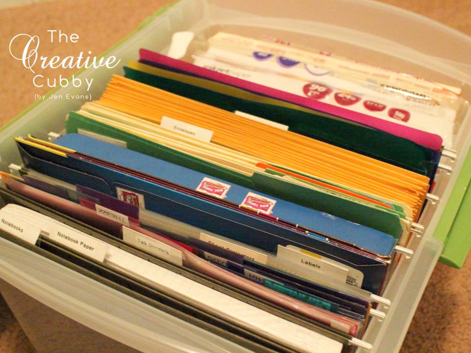 The Creative Cubby Office Supplies Organizer