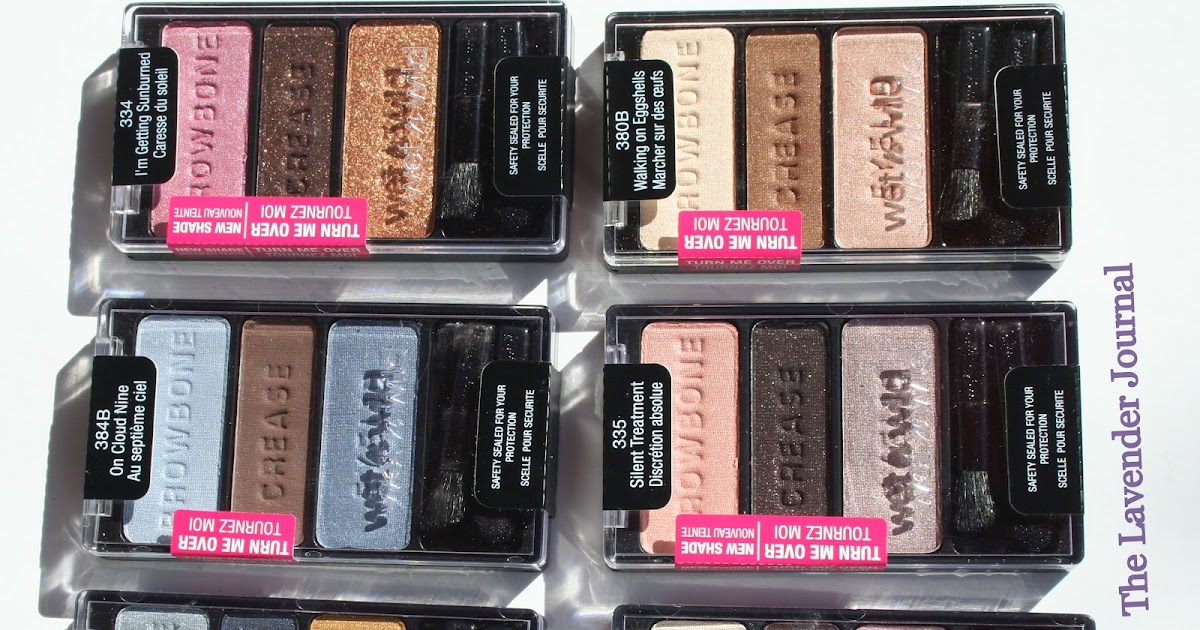 The Lavender Journal Wet n Wild Color Icon Eyeshadows