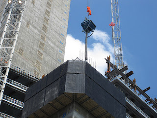Crane and Skip Method of Transportation of Concrete