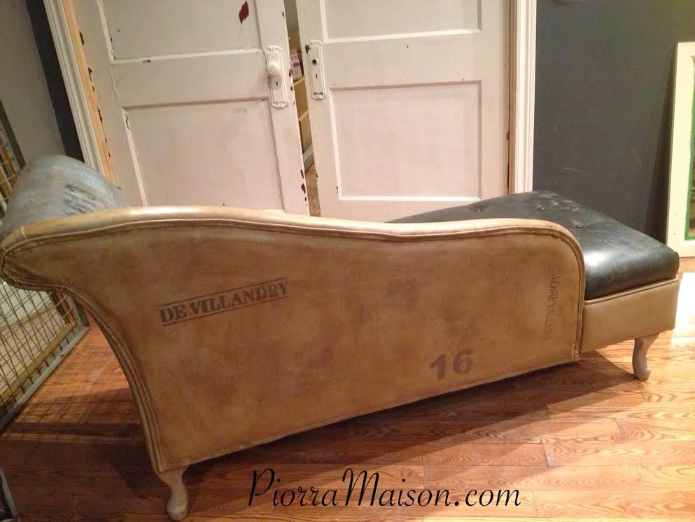Painting leather with Chalk Paint™ decorative paint by Annie Sloan.