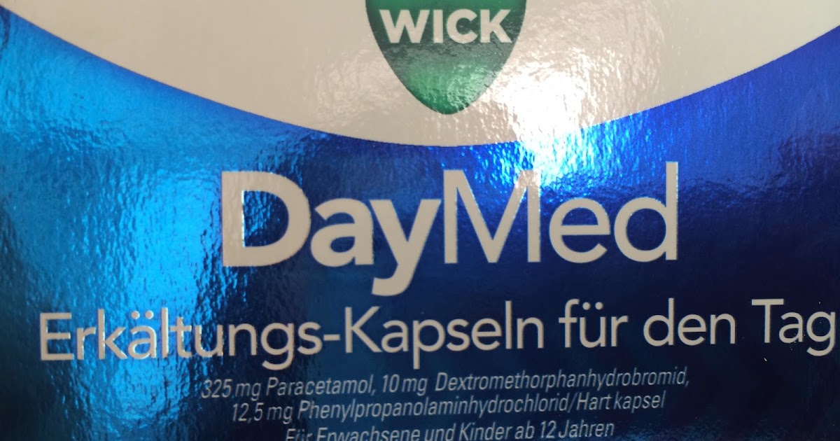 Nine and nine German Apothek cold and flu