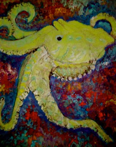 Octopus painting