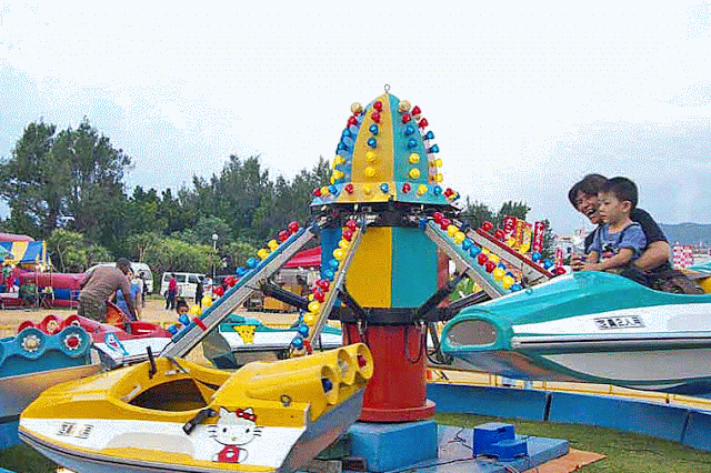 children, ride, festival