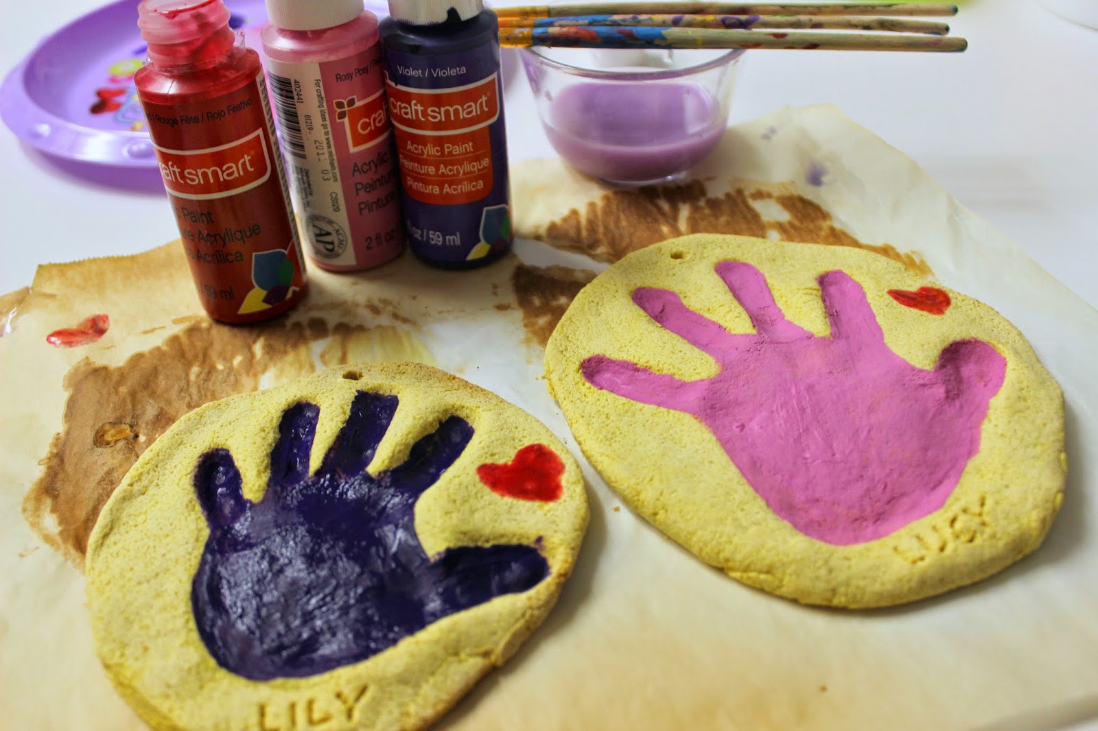 A Bountiful Love Easy Salt Dough Handprint Keepsake