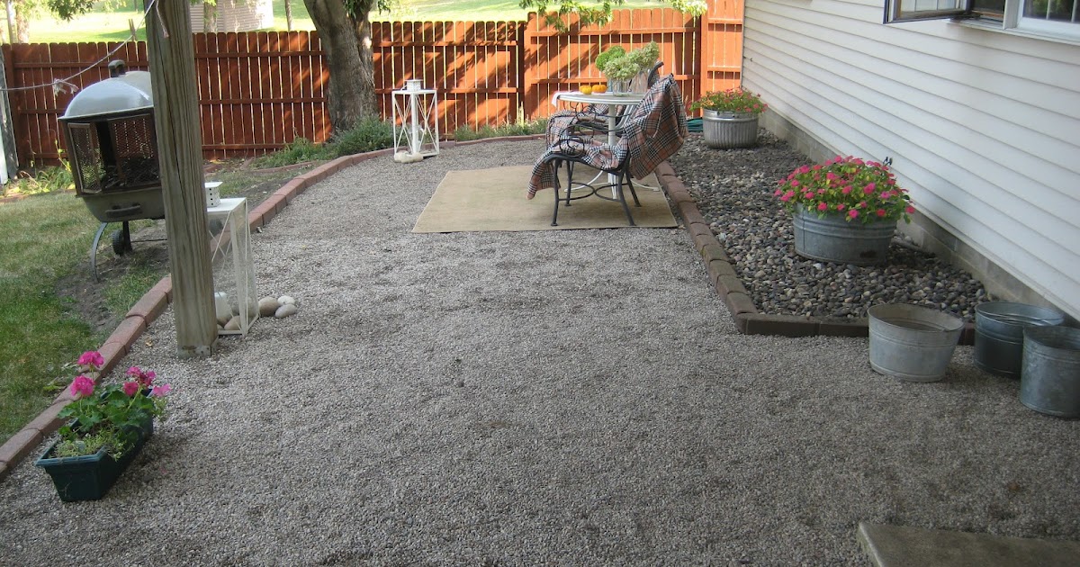 Happy At Home A New Gravel Patio