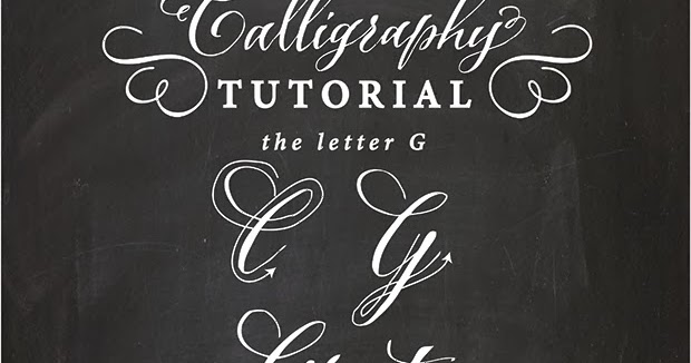 Antiquaria: Calligraphy Tutorial | the Capital Letter "G"