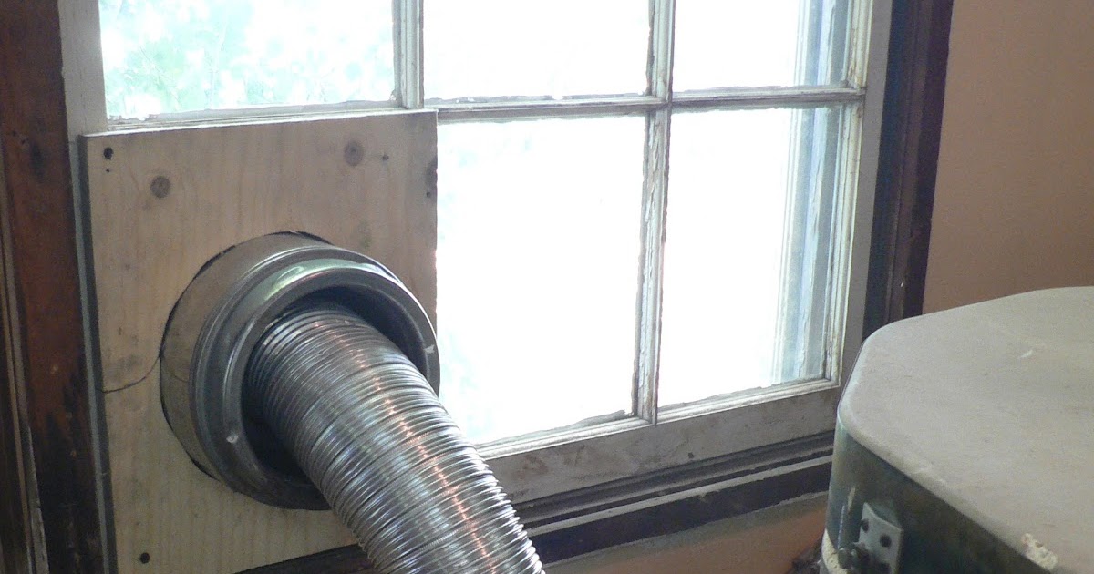 ANN TUBBS POTTERY STUDIO upgrading the exhaust vent window 'exit'