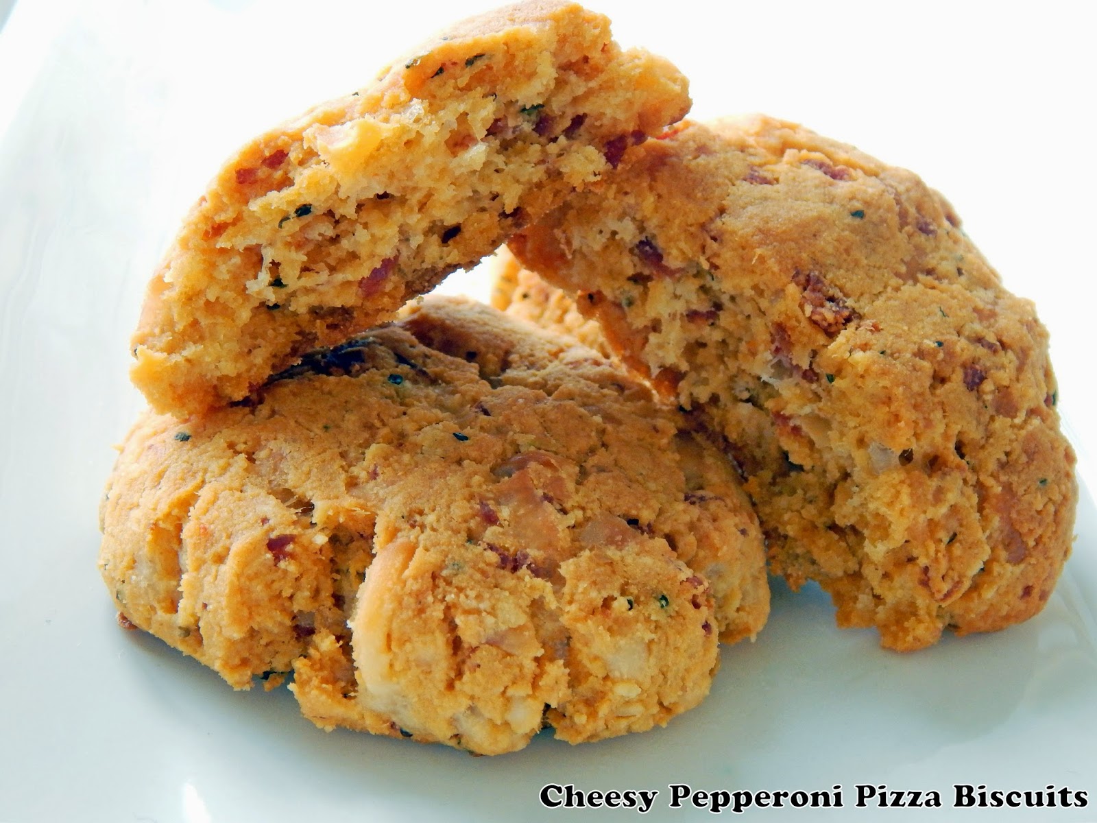 Cheesy Pepperoni Pizza Biscuits Cut The Wheat