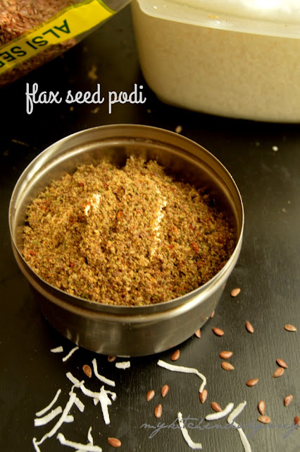 flax seed podi recipe flax seed podi recipe