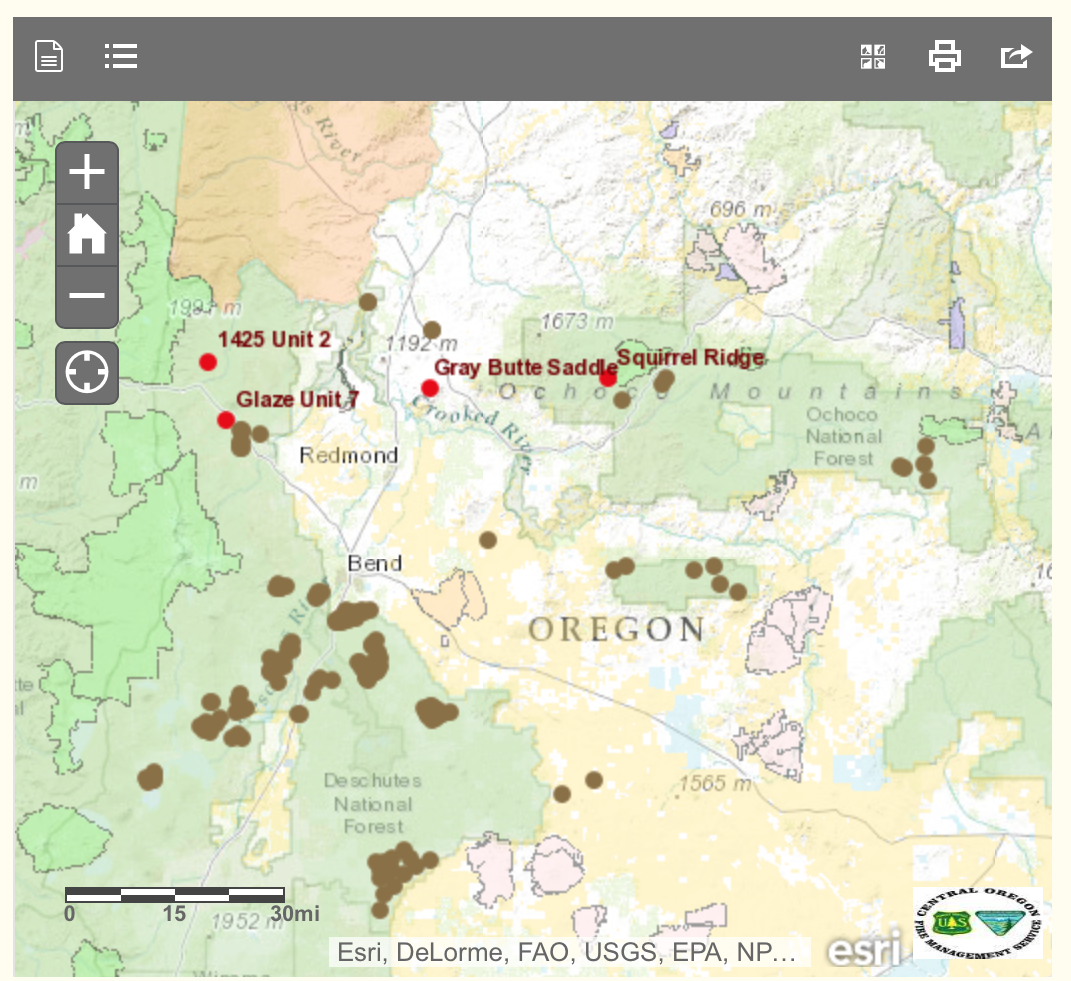 Interactive Map Shows Controlled Burn Plans • Wildfire in the West